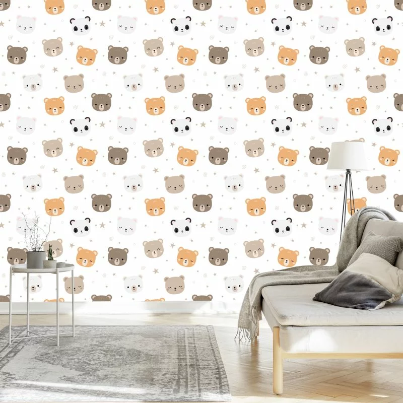 Tapeta Niedźwiadki Misie Panda - obrazek 1