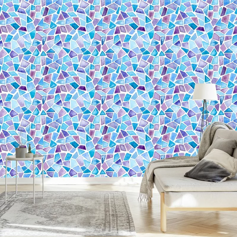 Tapeta Geometryczna, Mozaika, Do Salonu, Biura - obrazek 1