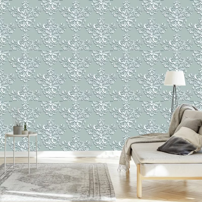Tapeta Optyczna, Do Sypialni, Ornamenty, Efekt 3D - obrazek 1