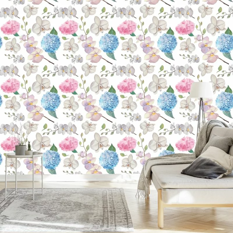 Tapeta Do Salonu Natura Kwiaty Orchidea Storczyk - obrazek 1