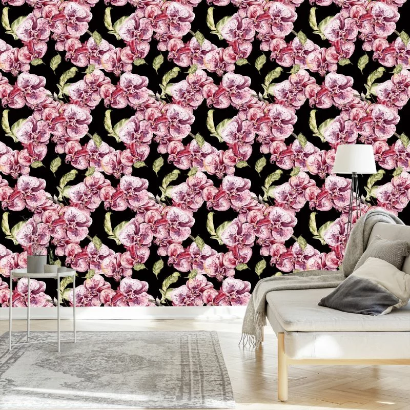 Tapeta Do Sypialni Orchidea Storczyk Natura Kwiaty - obrazek 1