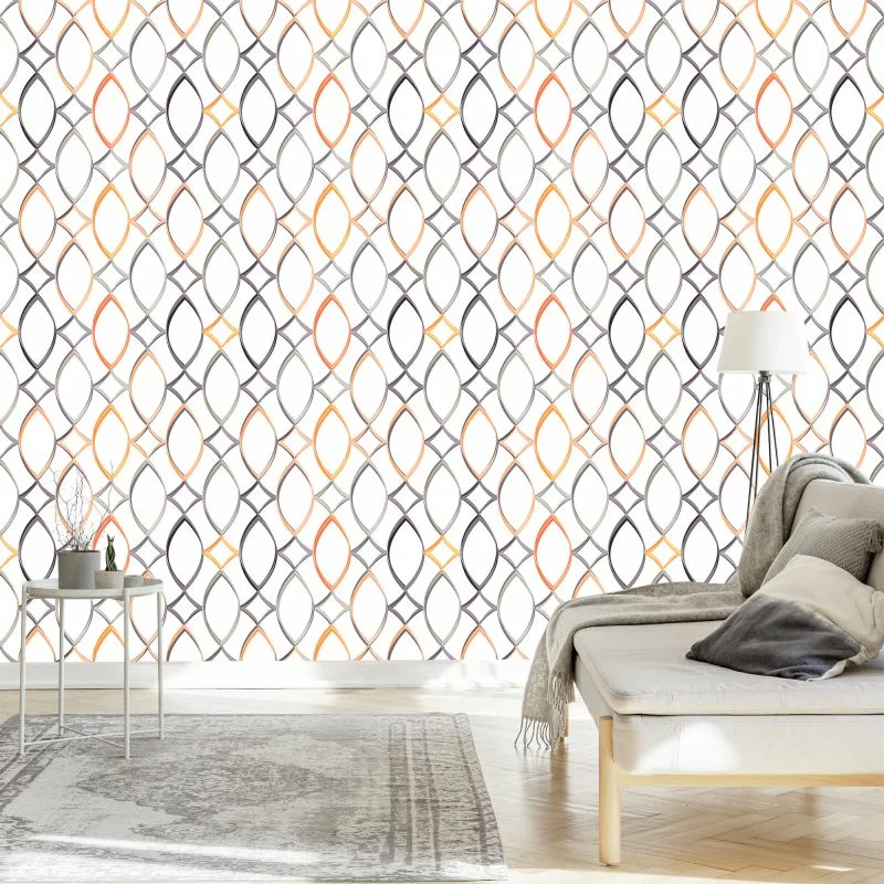 Tapeta Kolorowe Geometryczne Wzory - obrazek 1