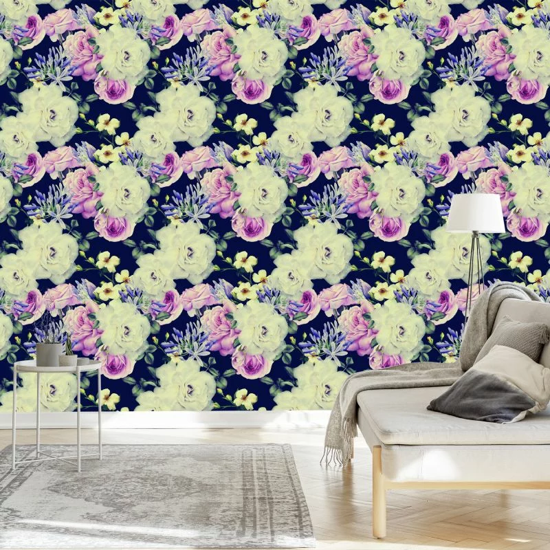 Tapeta Kwiaty Vintage - obrazek 1