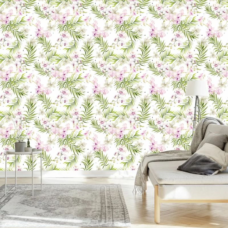 Tapeta Do Salonu Storczyki Orchidea Kwiaty Natura - obrazek 1
