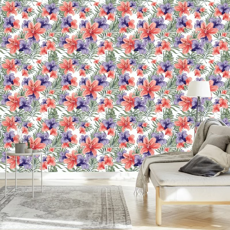 Tapeta Kolorowe Wiosenne Kwiaty - obrazek 1