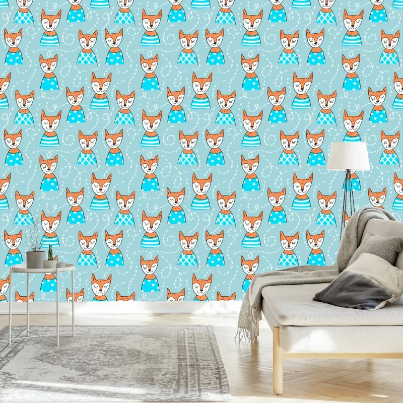 Tapeta Liski W Sweterkach - obrazek 1