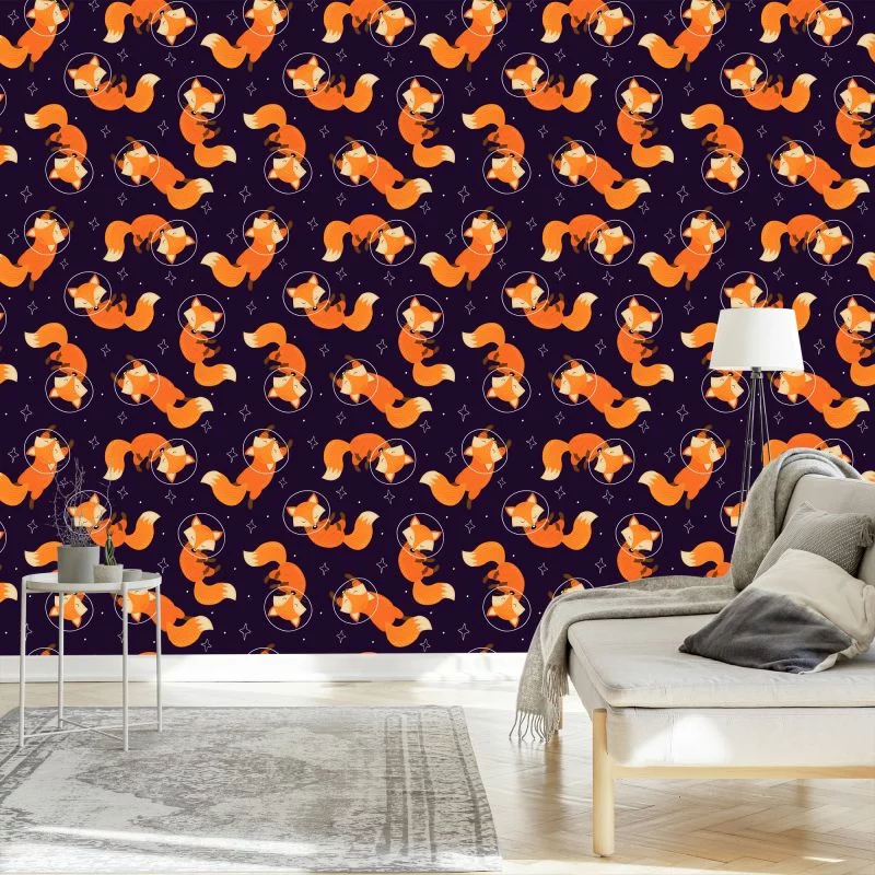 Tapeta Lisy Astronauci - obrazek 1