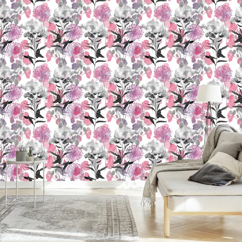 Tapeta Dmuchawce Z Ziołami Polnymi - obrazek 1