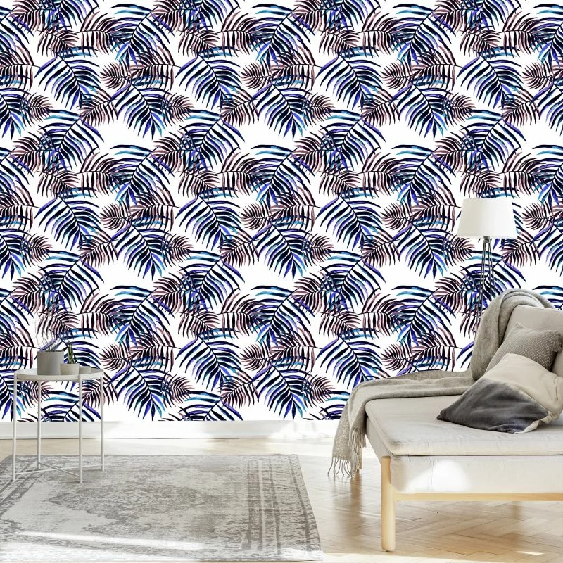 Tapeta Kolorowe Liście Palmowe - obrazek 1