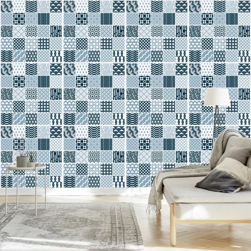 Tapeta Modernistyczna Mozaika Geometryczna - obrazek 1