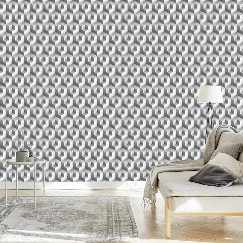 Tapeta Modernistyczny Abstrakcyjny Motyw 3D - obrazek 1