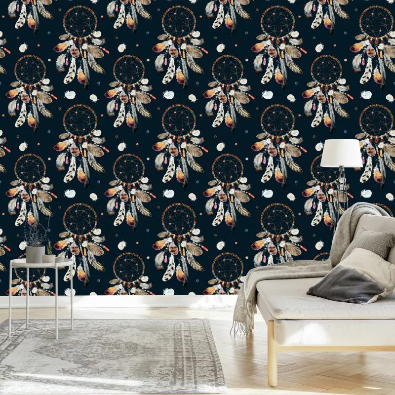 Tapeta Łapacze Snów W Stylu Boho - obrazek 1