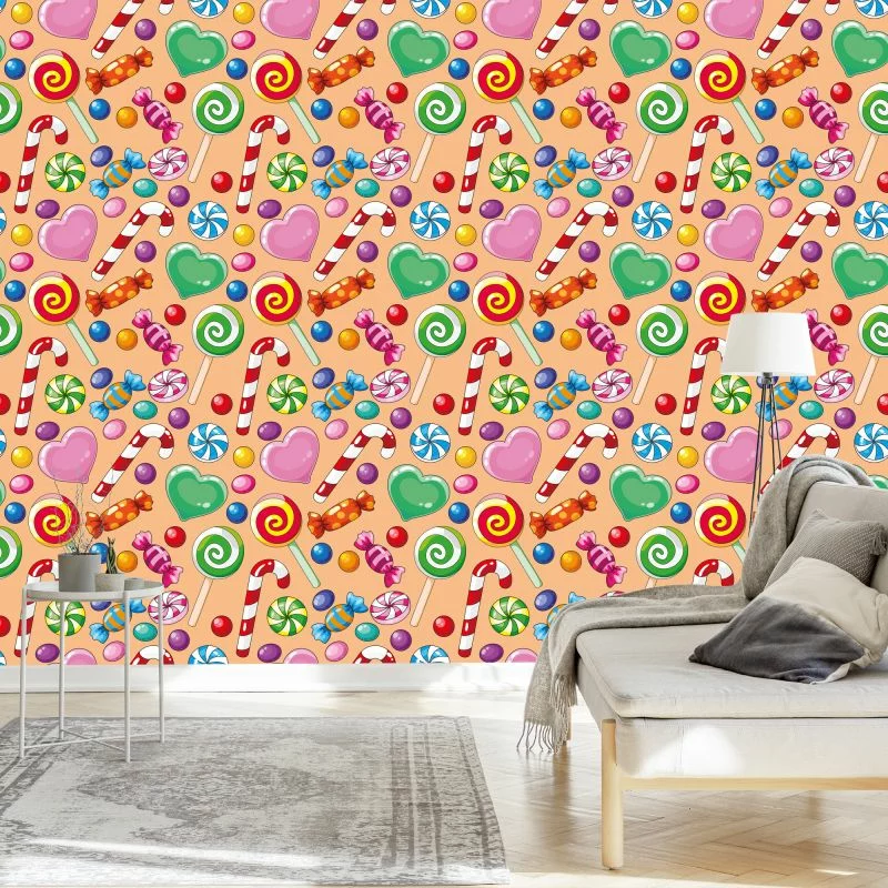 Tapeta Kolorowe Słodycze - obrazek 1
