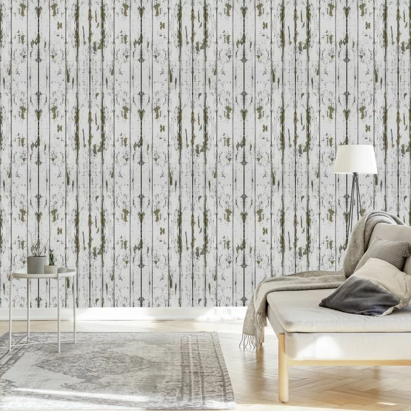 Tapeta Deski Drewniane Retro - obrazek 1