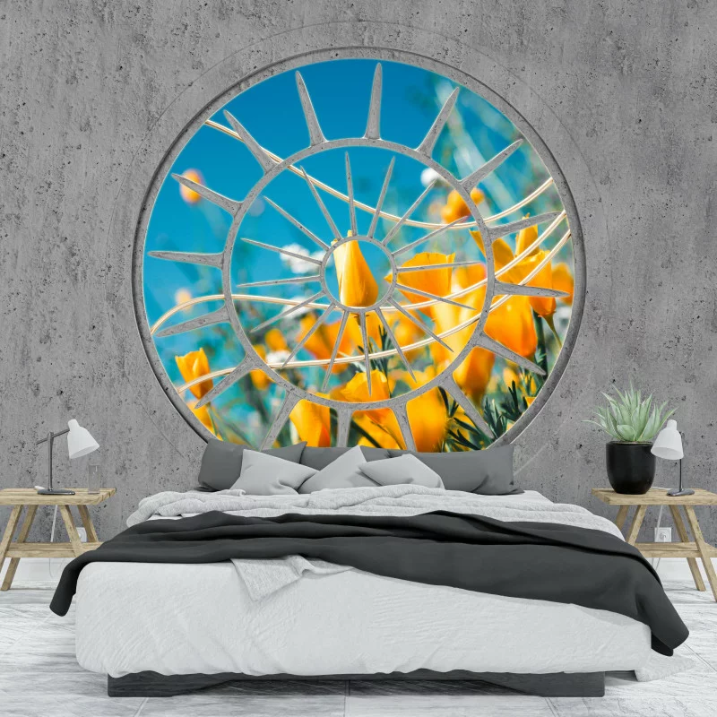 Fototapeta 3D na wymiar - urocze kwiaty - obrazek 1