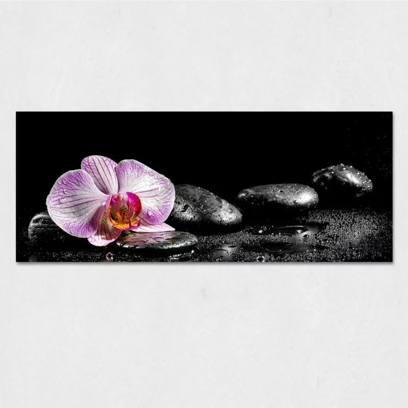 Obraz szklany - orchidea SPA - obrazek 1