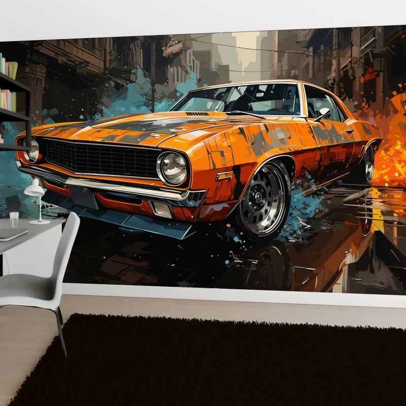 Fototapeta - muscle car - obrazek 1