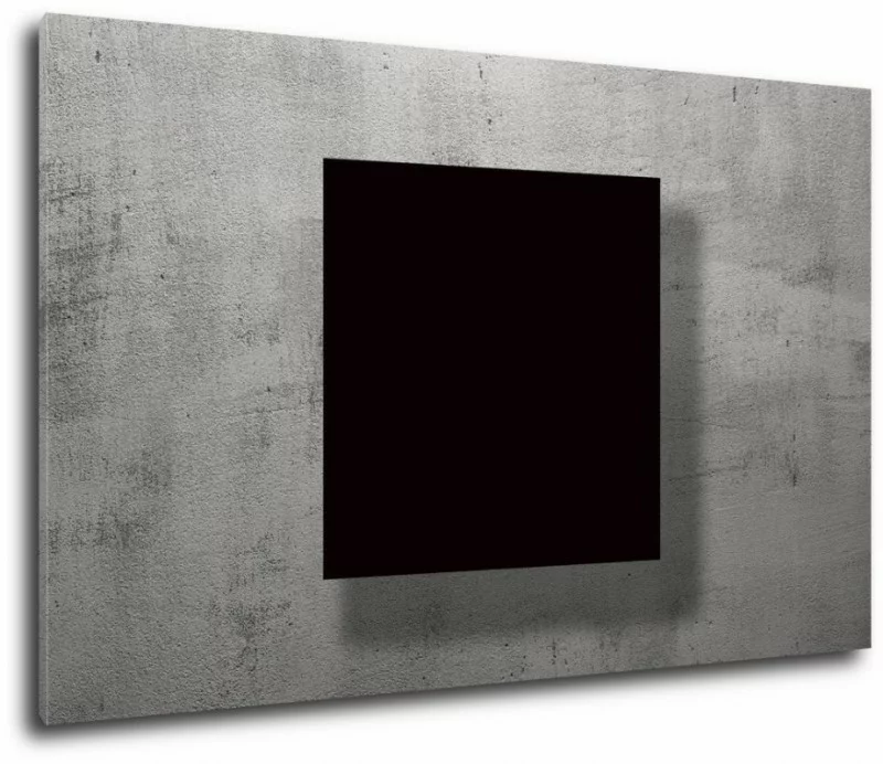 obraz czarny kwadrat - obrazek 1
