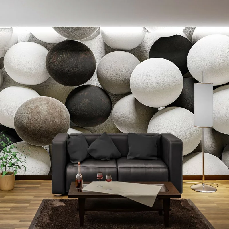 Fototapeta na wymiar - kamienne kule - obrazek 1