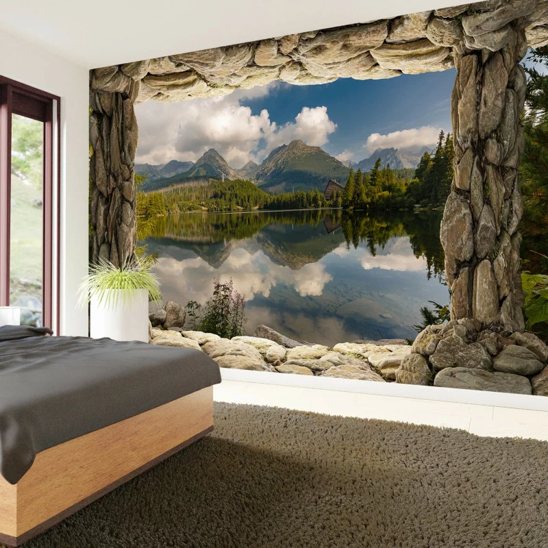 Fototapeta 3D piękny górski krajobraz - obrazek 1