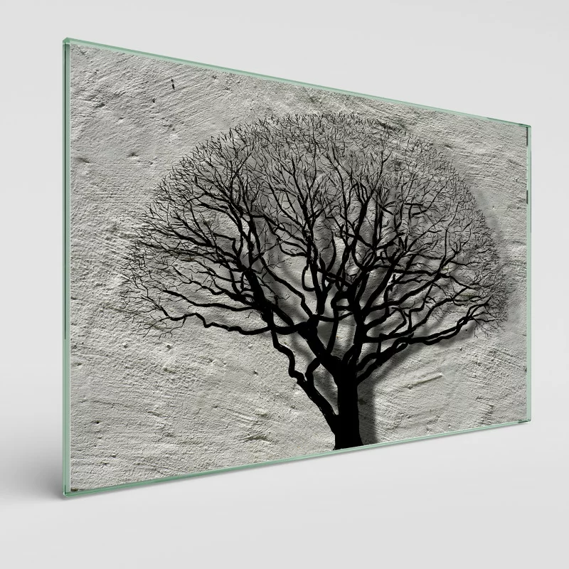 Obraz szklany cień drzewa