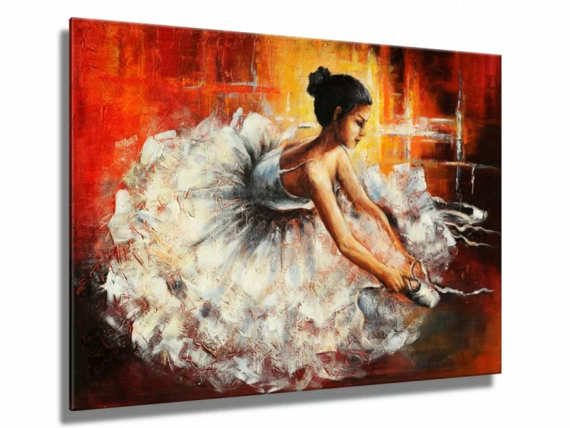 Obraz ręcznie malowany - baletnica - obrazek 1