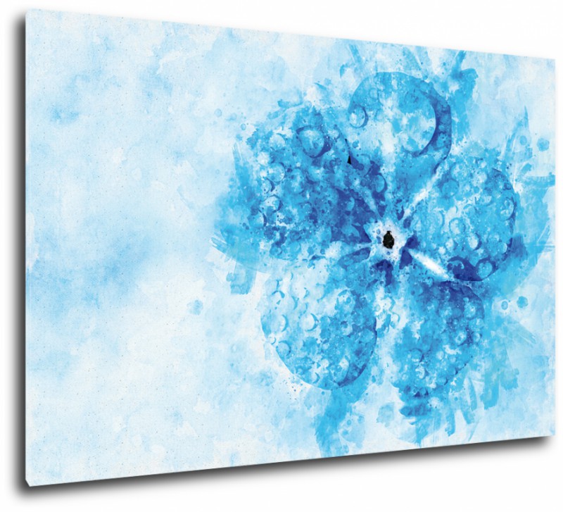 Obraz na plátne Modrý kvet