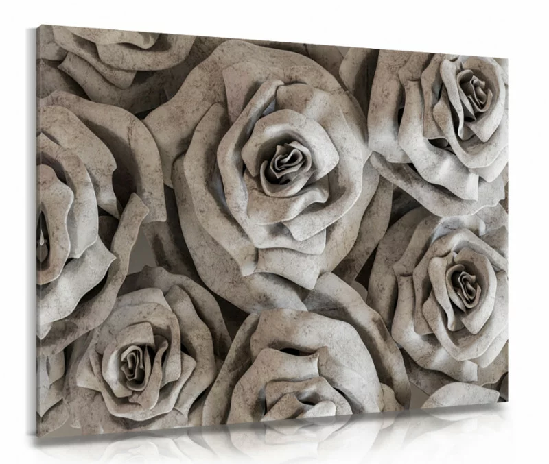 Obraz na wymiar - kamienna róża