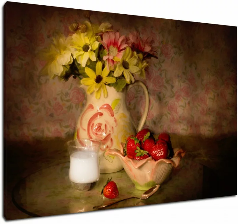 Obraz - Kwiaty w wazonie - obrazek 1