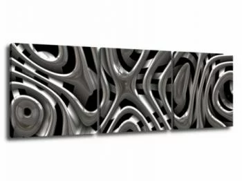 Obraz 3 częściowy - srebro