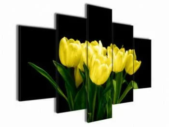 Obraz zółte tulipany