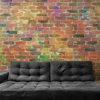 Fototapeta - kolorowe cegły