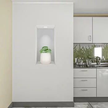 Naklejka na ścianę 3D do kuchni - kwiat we wnęce XXX - obrazek 2