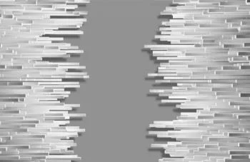 Fototapeta 3d do sypialni - szara abstrakcja - obrazek 2