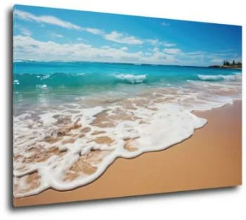 Obraz - fala morska na piaszczystej plaży - obrazek 2