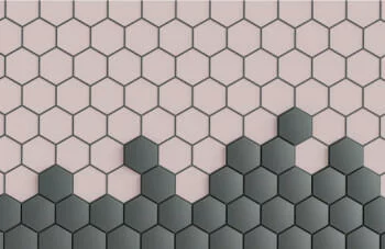 Fototapeta - hexagony - obrazek 2