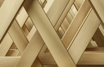 Fototapeta na wymiar 3D - złota układanka - obrazek 2