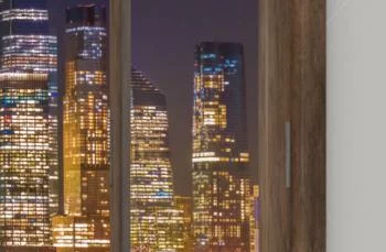 Fototapeta 3D - panorama Manhattanu - obrazek 3