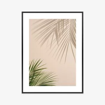 Plakat w ramie - naturalne zielone liście palmowe - obrazek 3