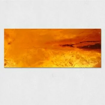 Obraz szklany - pomarańczowa abstrakcja