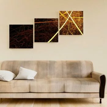 Obraz 3-elementowy złote cięcie - obrazek 2