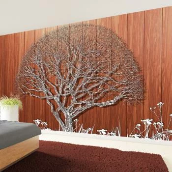 Fototapeta 3D do sypialni - wyjątkowe drzewo