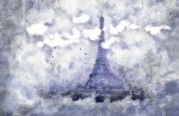 Fototapeta na wymiar - Paryż Wieża Eiffla - obrazek 2