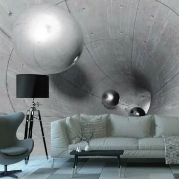Fototapeta 3D - betonowy tunel