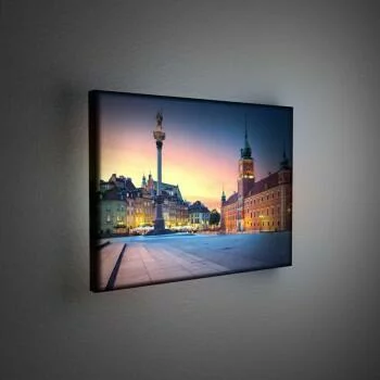 Obraz podświetlany LED - Warszawa