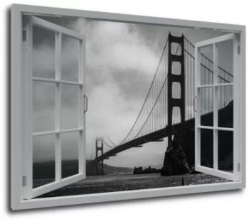 Obraz 3D - San Francisco, Golden Gate