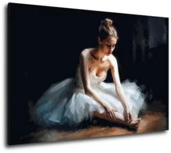 Obraz siedząca baletnica - obrazek 2