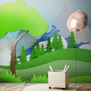 Fototapeta 3D dla dzieci - las