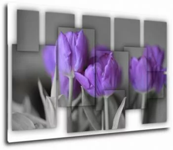 Obraz - układanka tulipany
