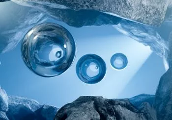 Fototapeta 3D - kule pod wodą - obrazek 2